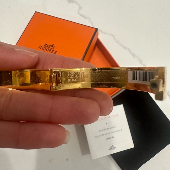 Hermes Clic Clac H Narrow Bracelet